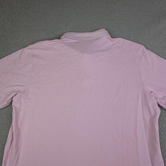 Greyson Polo Mens XLShirt Pink Solid Performance Pima Cotton Wolf Golf Shirt - Picture 8 of 12